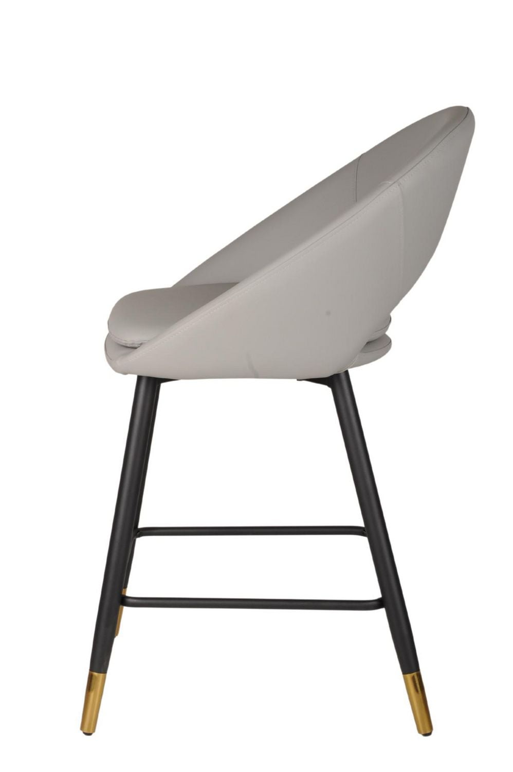 Tabouret de Bar Valentina, Ensemble de 2, Gris