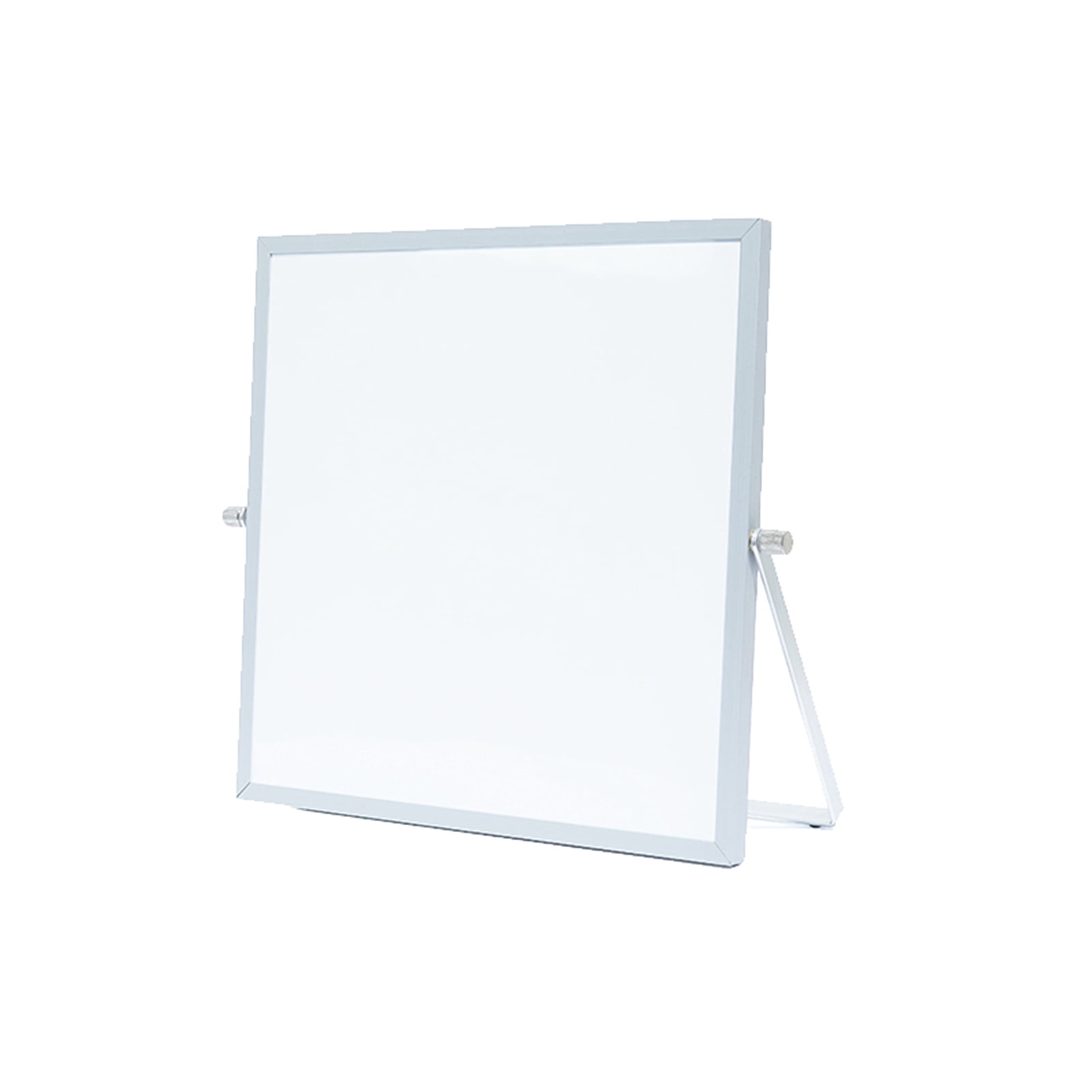 JIELISI White Board Dry Erase Easel Magnetic Whiteboard with Stand Dual-Sided Message Boards Desktop Wall-mounted with 1pcs Erasable Pen 2pcs Magnets for Drawing Painting Teaching Memo Students