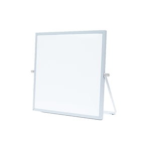 JIELISI White Board Dry Effase Easel Magnetic Whiteboard avec support de messages double-sided panneaux de bureau muraux 1pcs Stylo effaçable 2pcs Aimants pour dessiner peinture enseignement étudiants memo
