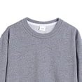 thumbnail image 5 of WUANDIXFA Longues Chandails à Manches pour Fille Automne Chandail à Manches Longues pour Filles Chandail Confortable Doux à la Mode et Décontracté Chandail à Manches Longues à Col Rond pour Filles Gris Foncé, 3-4 Ans, 5 of 5