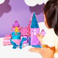 thumbnail image 4 of MAGNA-TILES® Castle 25-Piece Magnetic Construction Set, The ORIGINAL Magnetic Building Brand, 4 of 8