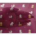 thumbnail image 4 of oneOone Tissu en Viscose Chiffon Imprimé Herbe & Chiots BTY 42 Pouces de Large, 4 of 4