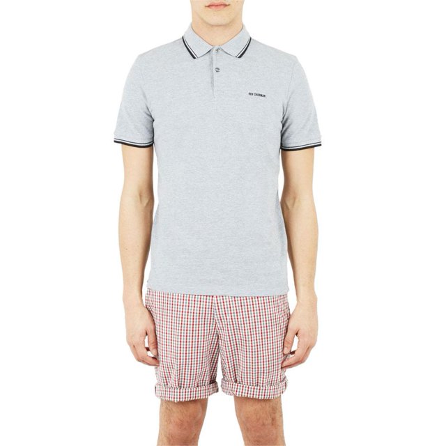 Ben Sherman - Polo pour Homme à devant Bloc Romford