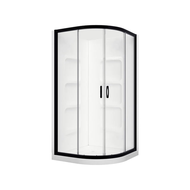 A&E Bath and Shower MONA-40-BLK-KIT Shower Kit