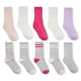 thumbnail image 3 of George Girls' Crew Socks 10-Pack, 3 of 4