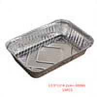 10pcs Rectangle Shaped Disposable Aluminum Foil Pan Take-out container Disposable Food Containers with Aluminum Lids/Without Lid