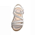 thumbnail image 1 of REDARER Girls Sandals Pearl Open Toe Princess Shoes Performance Shoes,Size 11.5-12 Years, 1 of 6