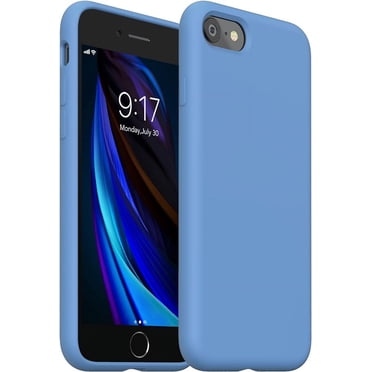 Designed for iPhone 7.iPhone 8.iPhone SE Silicone Case, Protection Shockproof Dropproof Dustproof Anti-Scratch Phone Case Cover for iPhone 7.iPhone 8.iPhone SE, Aqua