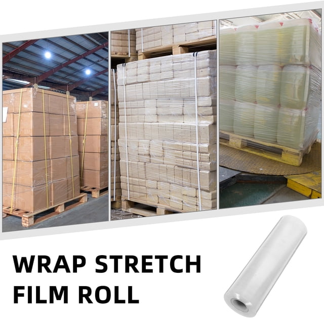 FESTFENDS 1 Roll Heavy Duty Transparent Stretch Film for Industrial Moving and Effective Item Packing