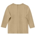 thumbnail image 5 of Bwiyojiz Tailles Mode 110-160 T-Shirt/chemise pour Enfants Uni Manches 3/4 Col Rond, 5 of 5