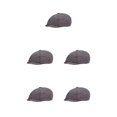thumbnail image 2 of QualitChoice Casquette Plate Homme Portable Réutilisable Ajustable Respirante Bérets Gris Clair 5ensemble, 2 of 6