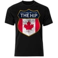 thumbnail image 1 of Le Tragically Hip le Hip Usé Noir Grand T-Shirt, 1 of 2