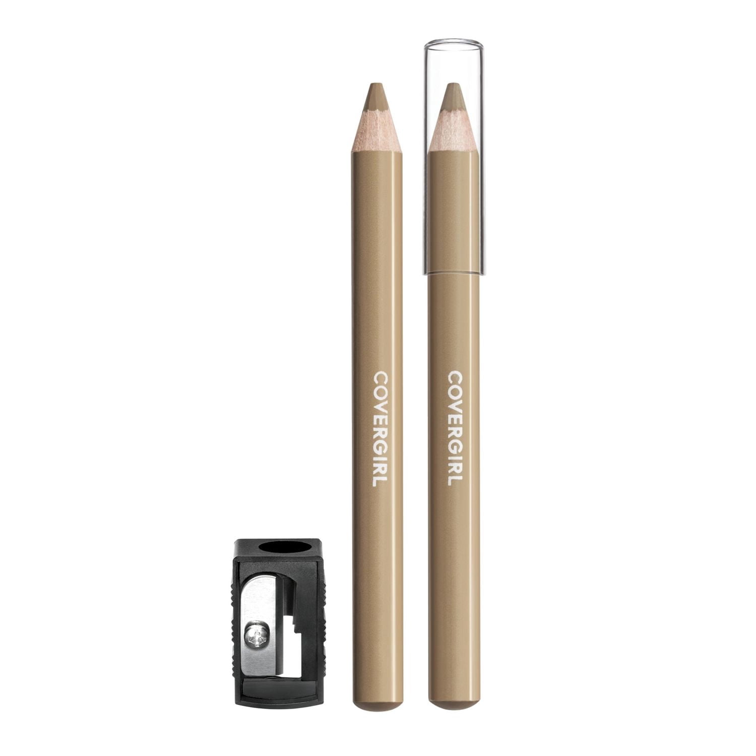 COVERGIRL Easy Breezy Brow Fill + Define Brow Pencil, Sharpener Included, Long-Lasting, Deeply Pigmented, Blendable Formula