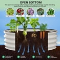 thumbnail image 3 of AKDSteel 2 - Pack Round Galvanized Raised Garden Bed - 2FT/3FT/4FT Sizes - Outdoor Flower & Vegetable Bed - Heavy - Duty & Open - Bottom Design, 3 of 9
