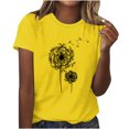 thumbnail image 1 of Birdeem Haut Décontracté à Manches Courtes et Col Rond pour Femmes, 1 of 9