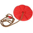 thumbnail image 3 of Safer To Use Climbing Disc, Hanging Chair, For Balcony Garden Patio Campsite Red, 3 of 8