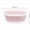 Pink, variant on Aursykel Multipurpose Foldable Washbasin Lightweight Portable Basin Suit for Camping RV Sinks Space-Saving Design with Handles and Hanging Holes Easy Clean Thermoplastic Rubber