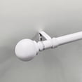 thumbnail image 2 of Mainstays 1” White Ball Adjustable Curtain Rod, 30”-84”, 2 of 4