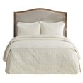 thumbnail image 1 of Madison Park Couvre-Lit Traditionnel 100 pour Cent Polyester en Crème, 1 of 15