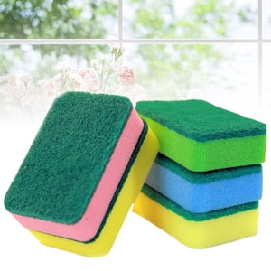 CTIRCHIU 5Set Broyeurs à vaisselle pour lave-vaisselle éponge Pad Assortiment couleur Ustensiles rectangulaires de cuisine