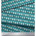 thumbnail image 3 of Soimoi Polyester Crepe Fabric Cat Animal Decor Fabric Printed Yard 52 Inch Wide, 3 of 3