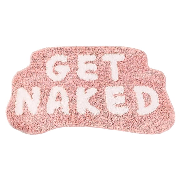 Mat With Contrast Letter Patterns Non Washable Highly Absorbent For Indoor Areas Ideal Bath Hallway Bedroom Lightweight Mat