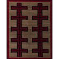 thumbnail image 1 of Ahgly Company Machine Washable Indoor Rectangle Abstract Red Area Rugs, 7' x 10', 1 of 7