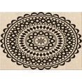 thumbnail image 1 of Ahgly Company Machine Washable Indoor Rectangle Transitional Chocolate Brown Area Rugs, 8' x 10', 1 of 7