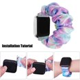 thumbnail image 4 of Smart Watch Bands, Hairband Strap Universal Stretchy Reusable Bands, for 42/44/45/49mm Interface, Applicable to Latest Models 1-8 Generations, Polyester Multicolour, 4 of 7