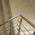 thumbnail image 3 of KAKOWELY sling rail end caps Stainless Steel Handrail Connector Hand Rail Connectors Stair Railing Angle Elbow Connector Stair Railing Fitting For Indoor And Outdoor Stair Railing, 3 of 4