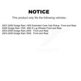 thumbnail image 2 of TEC Front Ceramic Disc Brake Pads TEC-965 for Car Dodge Ram 1500 3500 2500, 2 of 10