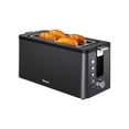 thumbnail image 1 of Mecity 4 Slice Toaster, Long Slot Toaster with Timer, Bagel, Defrost, Reheat, Cancel Functions, Warming Rack, Removable Tray, 6 Browning Settings, Extra Wide Slots, Stainless Stee, 1 of 8