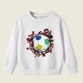 thumbnail image 2 of QIPOPIQ Chandails en Molleton Fille Pull Col Rond Hiver Manches Longues Hauts Chemises Taille 3-14 Ans Vêtements Enfants Liquidation, 2 of 8
