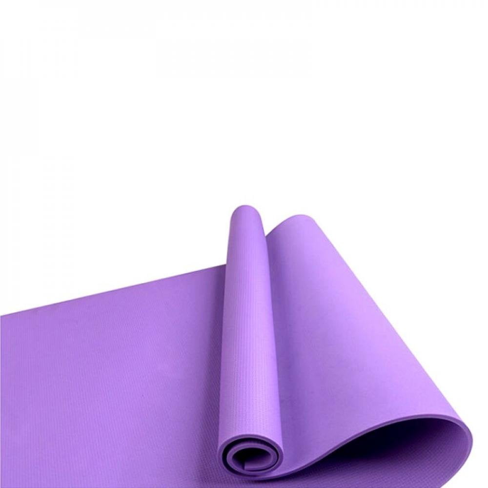 Shop Clearance! Yoga All-Purpose Extra Thick Mat High Density Non-Slip Anti-Tear Fitness Exercise Yoga Mat with Carrying Strap Green/Blue/Black/Purple