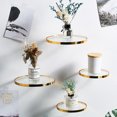 thumbnail image 4 of Neinkie Traditional 7.83" x 7.83" Gold Floating Shelf, 4 of 7