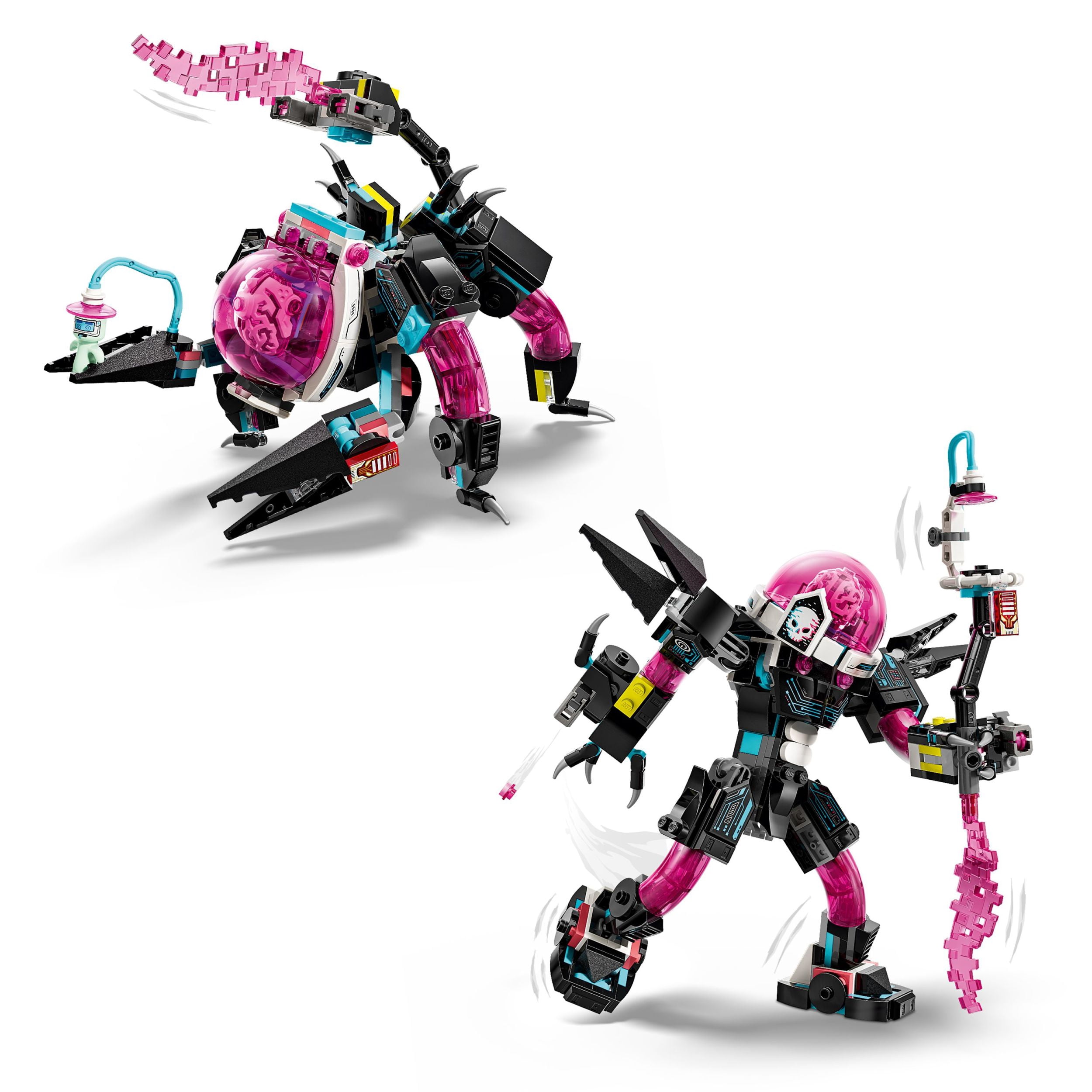 LEGO DREAMZzz Mateo vs. Cyber Brain Mech Robot Building Toy for Kids - Pretend Play Set W/Matteo & Dreamling Toy Figures for Boys & Girls, Ages 8+ - 2 Ways to Build - Gift Idea for Birthdays - 71495