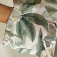 thumbnail image 3 of Vargottam Peony Botanical Print Sheer Georgette Curtains for Windows & Small Doors - Set of 2 Panels, 72" Long, Grommet Top, Printed Light Filtering Drapes for Living Room or Study, 3 of 9