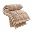 thumbnail image 1 of Thick Taffeta Velvet Mattress Pad 59"x78" - Cotton Quilted Slip-Resistant Flannel Mattress Topper Machine Washable Foldable Warm Bed Pad (Khaki)​, 1 of 7