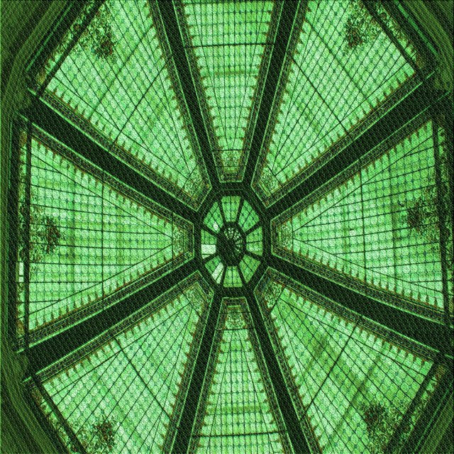 Ahgly Tapis d'Intérieur Lavable en Machine Carré Vert Émeraude Profond, 8 Pieds Carré