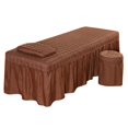 thumbnail image 1 of GUOOL SPA Massage Table Bed Skirt Pillow Case Stool Cover Coffee-L, 1 of 7