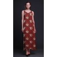 thumbnail image 4 of Bimba Rayon Floral Ladies Printed Backless Spaghetti Strap Long Maxi Evening Party Dress-XSmall, 4 of 4
