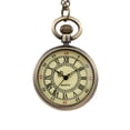 thumbnail image 1 of EGNMCR Vintage Round Dial Quartz Small Pocket Watch Classical Roman Scale Pocket Watch pocket watch, 1 of 5