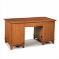 thumbnail image 3 of Bowery Hill Bureau d'Ordinateur sur Piédestal avec Rangement en Chêne Cottage, 3 of 4