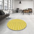 thumbnail image 4 of Ahgly Company Tapis d'Intérieur Rectangulaire Transitionnel Jaune Banane Lavable à la Machine, 7 Pieds x 10 Pieds, 4 of 7