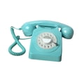 thumbnail image 2 of Téléphone Vintage à Cadran Rotatif à l'Ancienne avec Recomposition Téléphone Rétro Bleu, 2 of 8