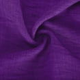thumbnail image 5 of Hvobtty Ensembles de Blouses à Col Rond à Manches Courtes pour Femmes, Ensemble Décontracté et Tendance pour Femmes, Couleur Unie, Chemise à Manches Cinq Quarts Boutonnée à Double Poche et Pantalon, 5 of 5