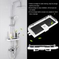 thumbnail image 3 of Shower Rod Storage Shelf Shower Storage Shelf, Bathroom Storage Shelf, Durable Bathroom Tray Shower Gel For Shampoo, 3 of 8