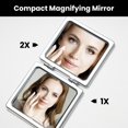thumbnail image 4 of Zufioo SpongeBob SquarePants for Portable Pocket Makeup Mirror, Foldable Handheld Magnifying Beauty Mirror Suitable for Wallet Handbag for Women-Square, 4 of 9