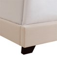 thumbnail image 3 of Home Fare Rembourré Chameau Lit Très Grand en Lin Beige, 3 of 8