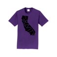 thumbnail image 1 of Gravity TradIng T-Shirt à Manches Courtes Cali - Violet d'Équipe - Logo Noir - Grand, 1 of 1